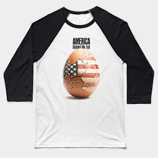 America: Divided We Fall Baseball T-Shirt